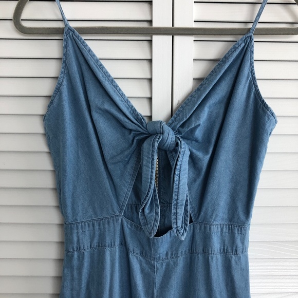 ❤️TRADED❤️Gianni Bini Chambray tie jumper - Picture 5 of 7